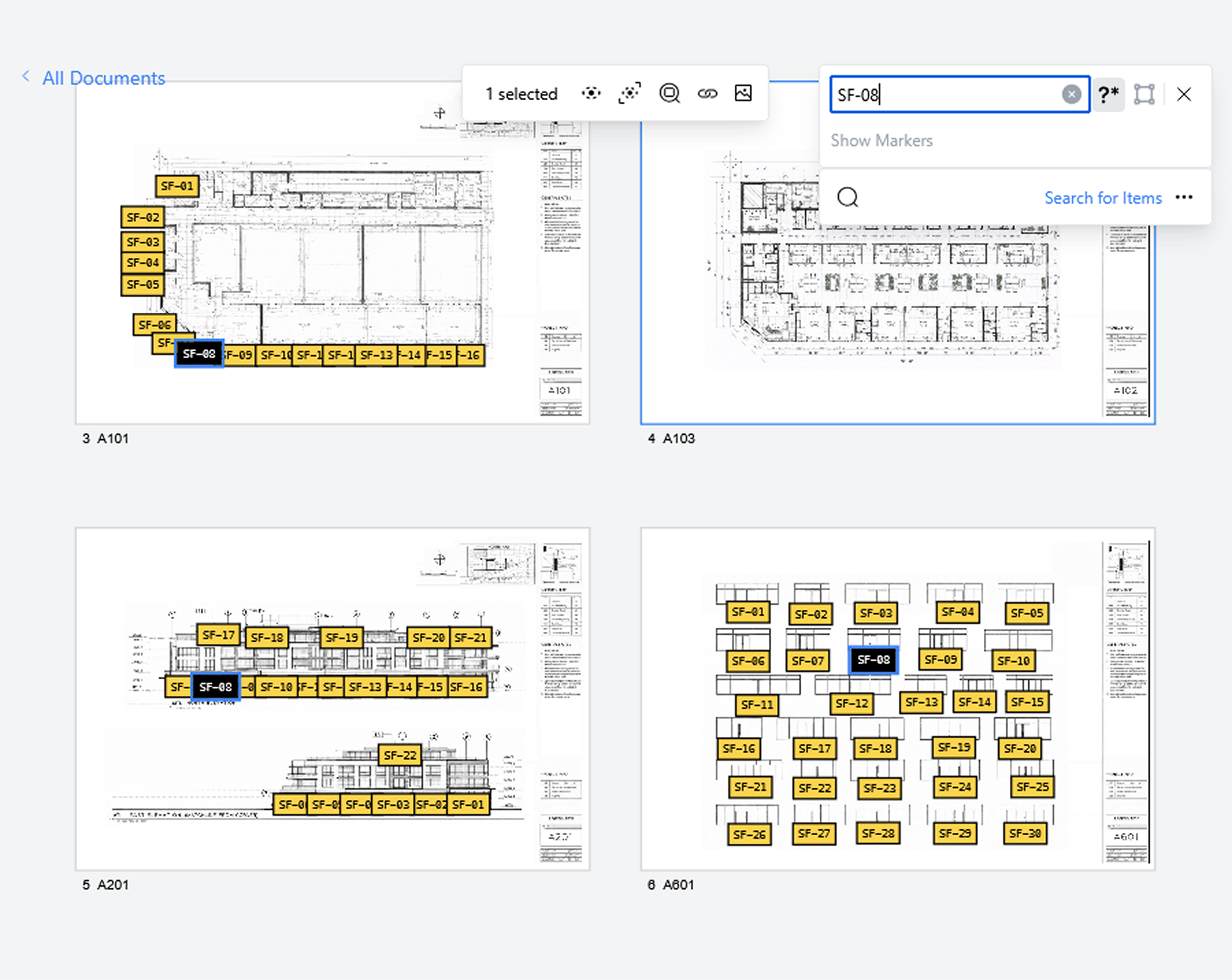 Search with Mark-Ups in Mind
