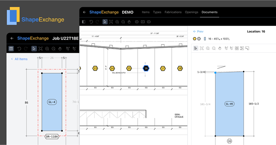 Shape Exchange app screenshot
